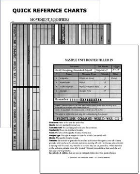 Unit Roster Sheets