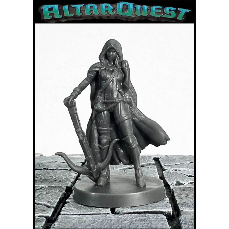 Moon Child female crossbow 28mm RPG miniatures ALTAR QUEST