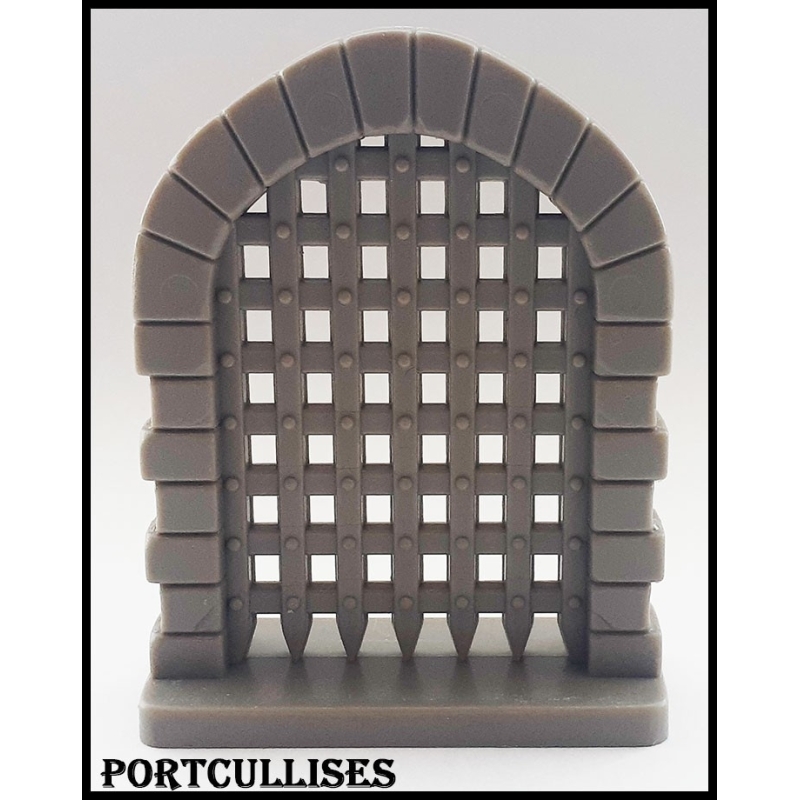 Portcullises 28mm RPG miniatures GREENBRIER GAMES FOLKLORE