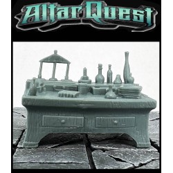 Alchemy Desk Terrain 28mm RPG miniatures ALTAR QUEST