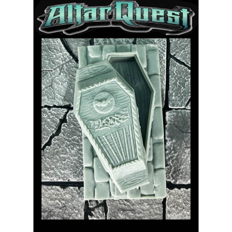 Coffin Terrain 28mm RPG miniatures ALTAR QUEST