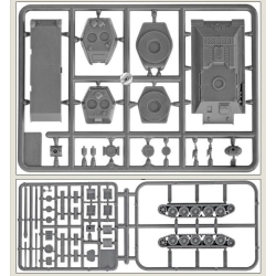 Soviet T34 (76 or 85) Medium Tank Sprue 15mm WWII BATTLEFRONT FLAMES OF WAR