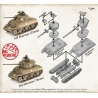 U.S. M4 Sherman 75mm Tank Sprue 15mm WWII BATTLEFRONT FLAMES OF WAR