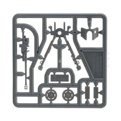 German PaK 40 75mm AT Gun Sprue w/crew/base 15mm WWII BATTLEFRONT FLAMES OF WAR