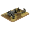 German PaK 40 75mm AT Gun Sprue w/crew/base 15mm WWII BATTLEFRONT FLAMES OF WAR