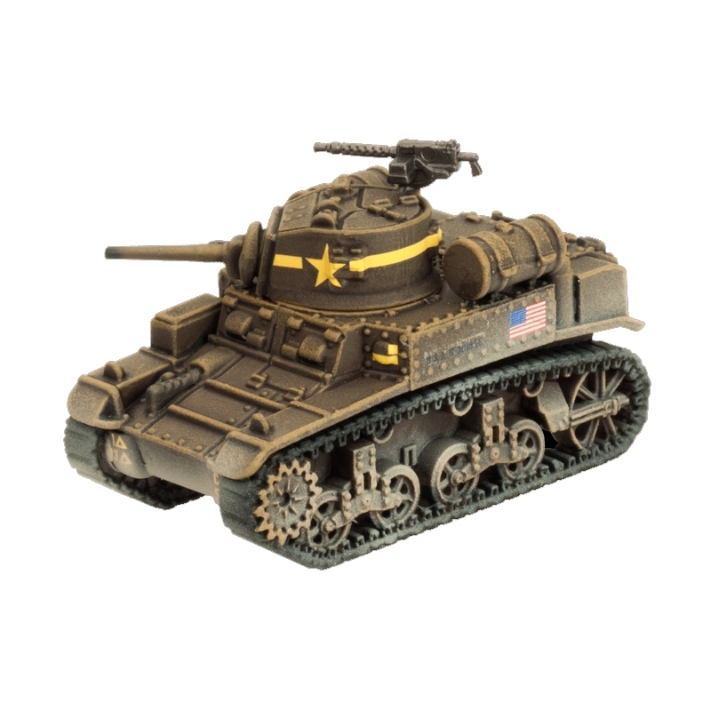 U.S. M3 Stuart or Honey Light Tank Sprue 15mm WWII BATTLEFRONT FLAMES OF WAR