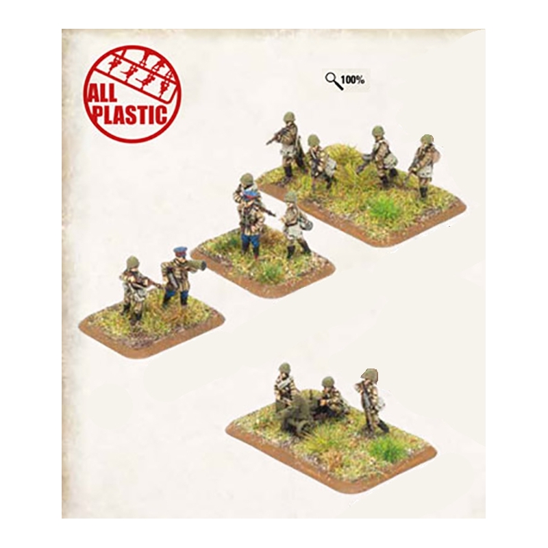 Soviet Rifle group (23 Infantry) Sprue 15mm WWII BATTLEFRONT FLAMES OF WAR