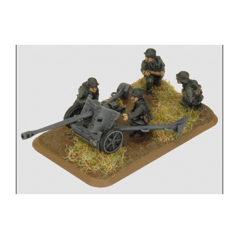 German 5cm AT Gun w/Crew Sprue 15mm WWII BATTLEFRONT FLAMES OF WAR