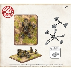 German PaK 36 37mm/ Stielgranate/nebelwerfer Sprue 15mm WWII BATTLEFRONT FLAMES OF WAR