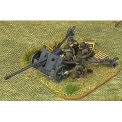 German Pak 40 A-T Gun &Tractor Raupenschlepper w/crew Sprue 15mm WWII PLASTiC SOLDIER COMPANY