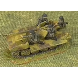 German Pak 40 A-T Gun &Tractor Raupenschlepper w/crew Sprue 15mm WWII PLASTiC SOLDIER COMPANY