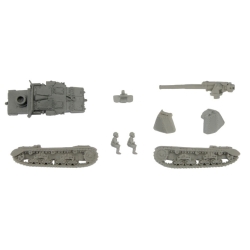 Italian Semovente 90 w/ crew Resin Model 15mm WWII BATTLEFRONT FLAMES OF WAR