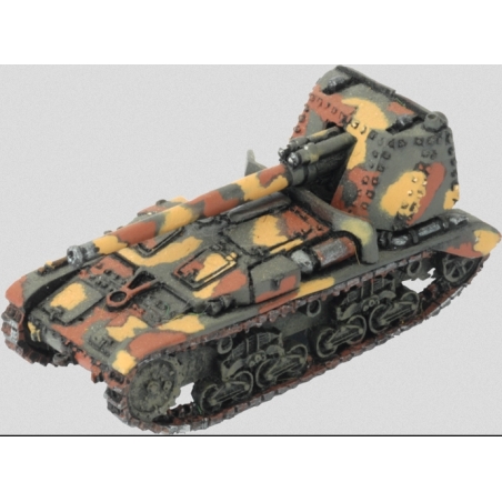 Italian Semovente 90 w/ crew Resin Model 15mm WWII BATTLEFRONT FLAMES OF WAR