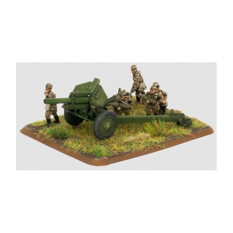 Soviet 122mm Artillery gun w/crew Sprue 15mm WWII BATTLEFRONT FLAMES OF WAR