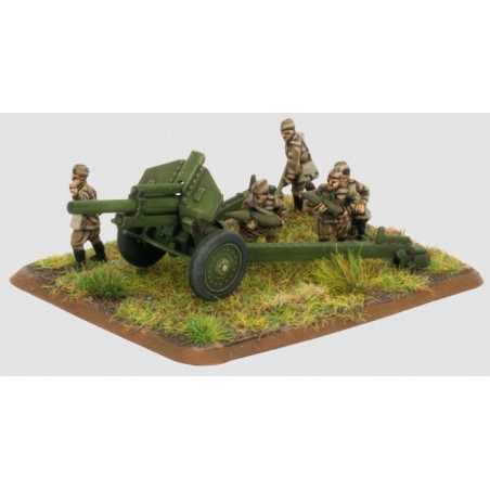 Soviet 122mm Artillery gun w/crew Sprue 15mm WWII BATTLEFRONT FLAMES OF WAR