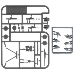 Soviet 45mm AT Gun w/crew Sprue 15mm WWII BATTLEFRONT FLAMES OF WAR