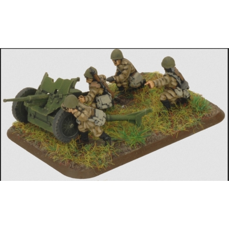 Soviet 45mm AT Gun w/crew Sprue 15mm WWII BATTLEFRONT FLAMES OF WAR