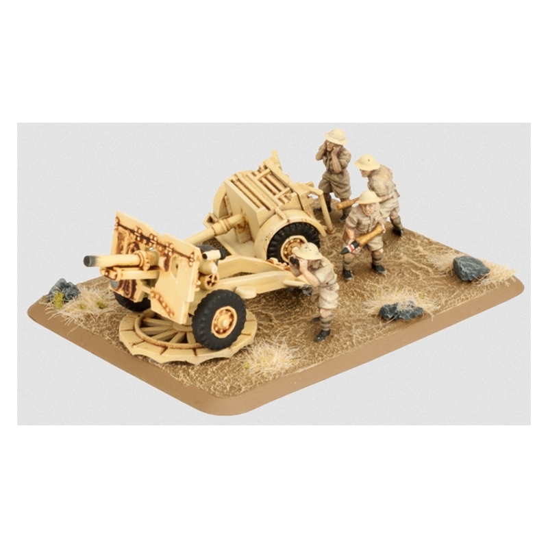 British 8th Army 25pdr Gun w/crew Sprue 15mm WWII BATTLEFRONT FLAMES OF WAR