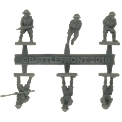 British 8th Army 25pdr Gun w/crew Sprue 15mm WWII BATTLEFRONT FLAMES OF WAR