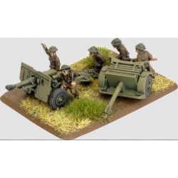 British 25pdr Gun w/crew Sprue 15mm WWII BATTLEFRONT FLAMES OF WAR