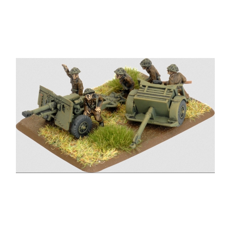 British 25pdr Gun w/crew Sprue 15mm WWII BATTLEFRONT FLAMES OF WAR