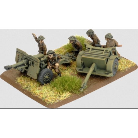 British 25pdr Gun w/crew Sprue 15mm WWII BATTLEFRONT FLAMES OF WAR