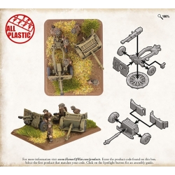 British 25pdr Gun w/crew Sprue 15mm WWII BATTLEFRONT FLAMES OF WAR