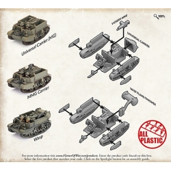 British Universal Carrier w/crew Sprue 15mm WWII BATTLEFRONT FLAMES OF WAR