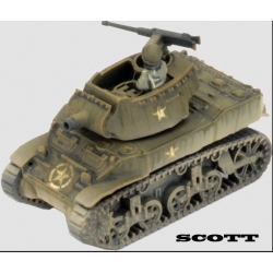 U.S. M5 Stuart or Scott SP Gun Sprue 15mm WWII BATTLEFRONT FLAMES OF WAR