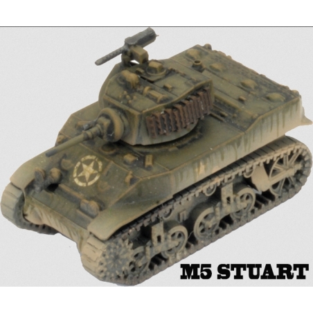 U.S. M5 Stuart or Scott SP Gun Sprue 15mm WWII BATTLEFRONT FLAMES OF WAR