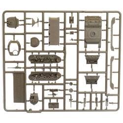 U.S. M5 Stuart or Scott SP Gun Sprue 15mm WWII BATTLEFRONT FLAMES OF WAR