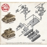 U.S. M5 Stuart or Scott SP Gun Sprue 15mm WWII BATTLEFRONT FLAMES OF WAR