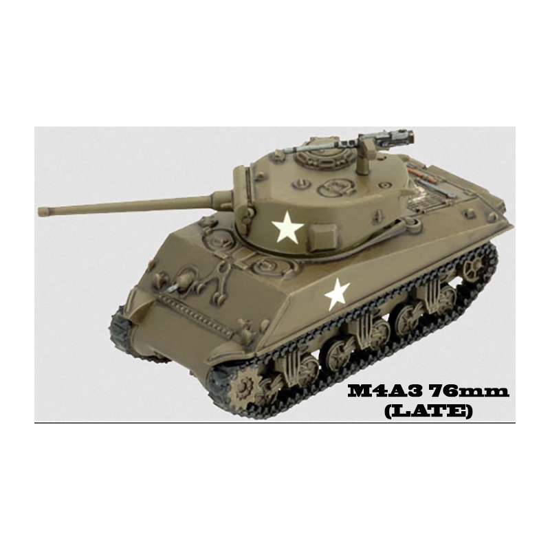 US Sherman M4A3/A2 (Late) 75/76/105mm Tank Sprue 15mm WWII BATTLEFRONT FLAMES OF WAR