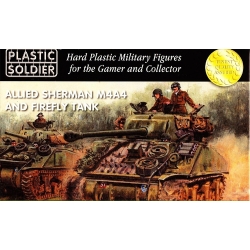 BRITISH Sherman VC FIREFLY or M4A4 Tank Sprue 15mm WWII PLASTIC SOLDIER COMPANY