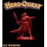 ELF WARRIOR W/CARD 28mm RPG miniatures HEROQUEST