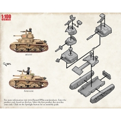 ITALIAN M14/41 or Semovente Tank Sprue 15mm WWII BATTLEFRONT FLAMES OF WAR