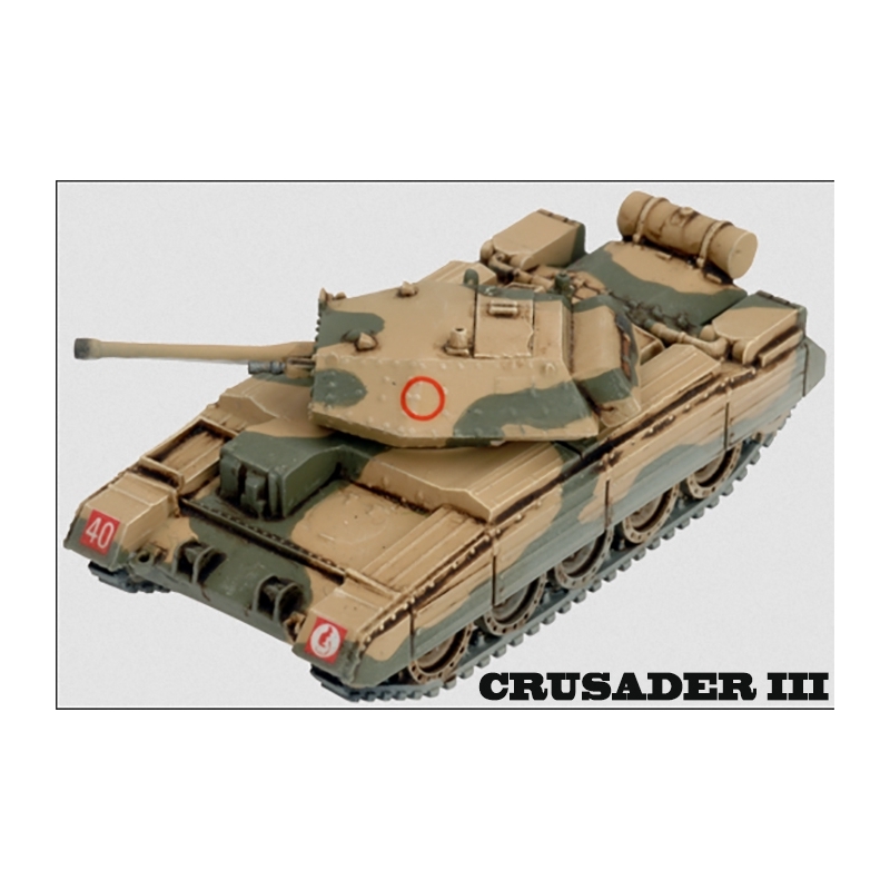 BRITISH CRUSADER II/III Medium Tank Sprue 15mm WWII BATTLEFRONT FLAMES OF WAR