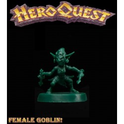 FEMALE GOBLIN WARRIOR 28mm RPG miniatures HEROQUEST