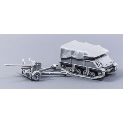 BRITISH 6pdr AT Gun & LOYD CARRIER TOW Sprue 15mm WWII PLASTIC SOLDIER COMPANY