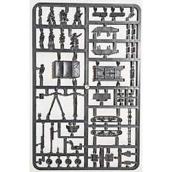 BRITISH 6pdr AT Gun & LOYD CARRIER TOW Sprue 15mm WWII PLASTIC SOLDIER COMPANY