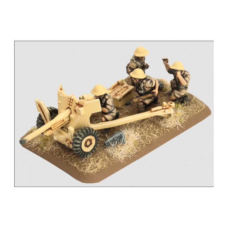 BRITISH 6pdr AT GUN W/CREW Sprue 15mm WWII BATTLEFRONT FLAMES OF WAR