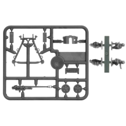 German 5cm AT Gun w/Crew Sprue 15mm WWII BATTLEFRONT FLAMES OF WAR