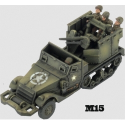 US M16 or 15 HALF-TRACK Sprue 15mm WWII BATTLEFRONT FLAMES OF WAR