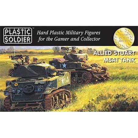 US  - BRITISH M5 STUART LIGHT TANK Sprue 15mm WWII PLASTIC SOLDIER COMPANY