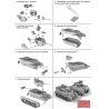 US  - BRITISH M5 STUART LIGHT TANK Sprue 15mm WWII PLASTIC SOLDIER COMPANY