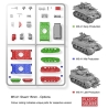 US  - BRITISH M5 STUART LIGHT TANK Sprue 15mm WWII PLASTIC SOLDIER COMPANY