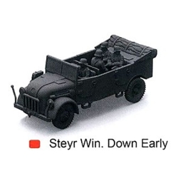 GERMAN STEYR HEAVY CAR Sprue 15mm WWII PLASTIC SOLDIER COMPANY