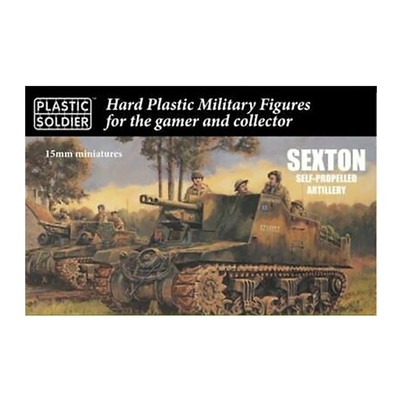 BRITISH SEXTON SP GUN Sprue 15mm WWII PLASTIC SOLDIER COMPANY