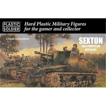 BRITISH SEXTON SP GUN Sprue 15mm WWII PLASTIC SOLDIER COMPANY