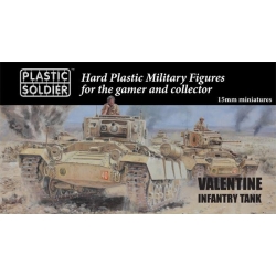 BRITISH VALENTINE MEDIUM TANK Sprue 15mm WWII PLASTIC SOLDIER COMPANY